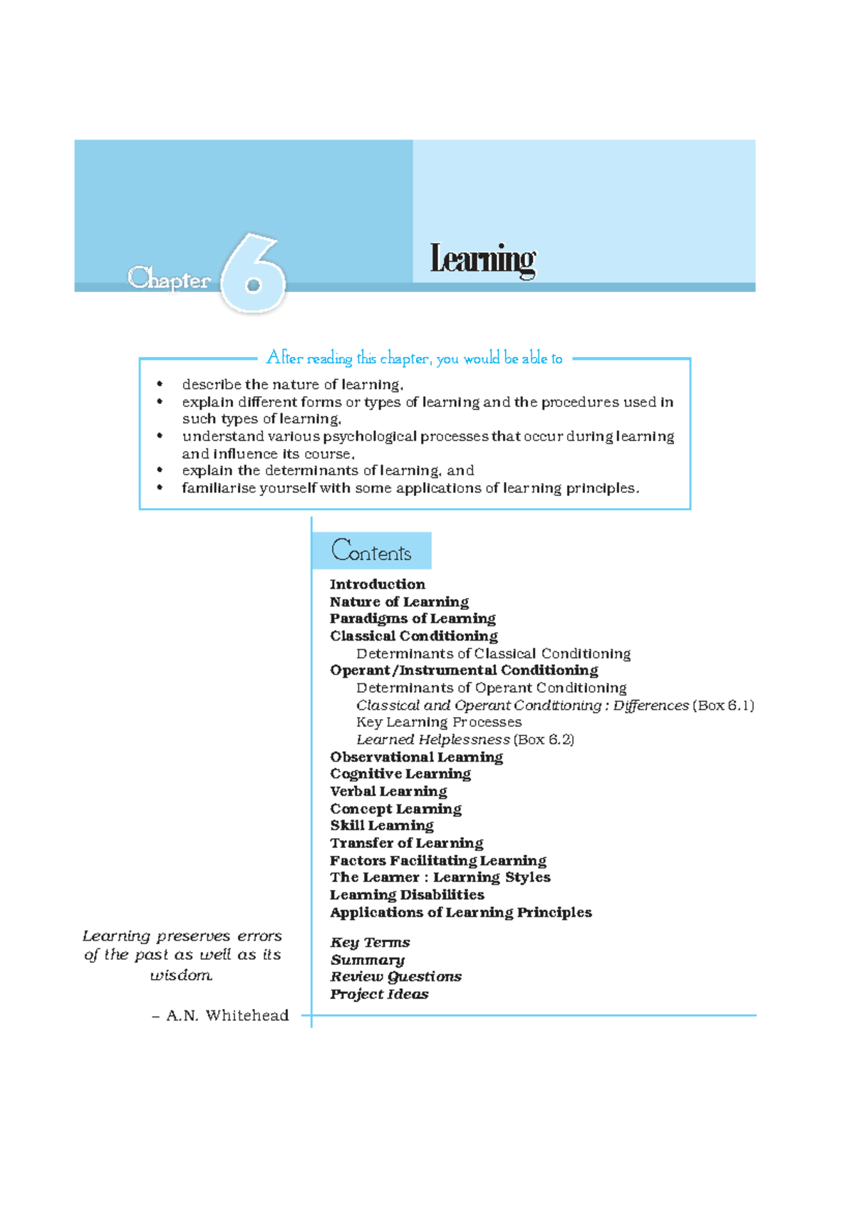 Kepy106 - Chapter 6: Understanding Learning Processes in Psychology ...