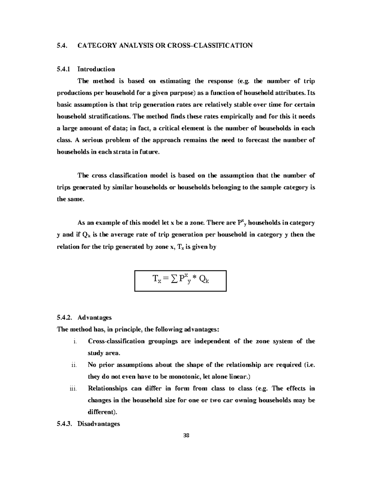 Lecture 5 - Cross Classification in Transport Analysis - Studocu