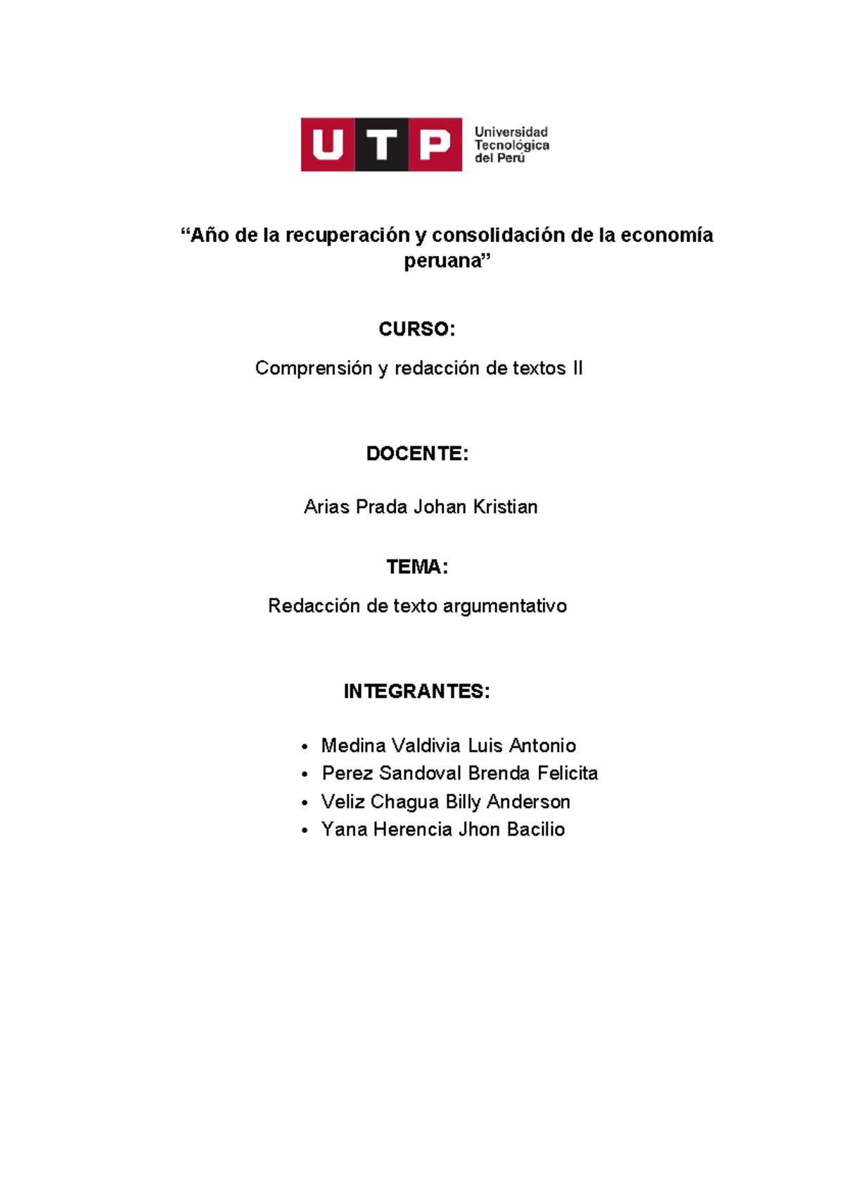 Redacción de Texto Argumentativo: PC2 - Migración y Economía - Studocu