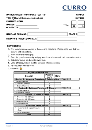 Grade 6 Term 1 Study Notes: Intro to Robotics & IoT Concepts - Studocu