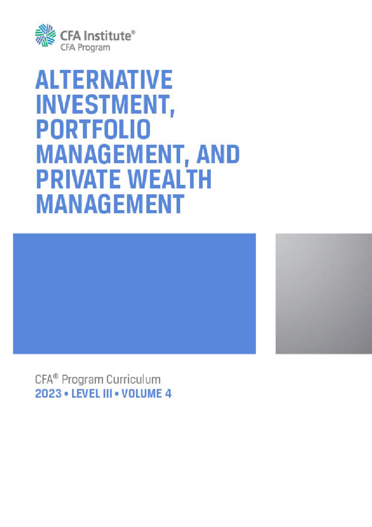 2023-L3V2 BBs - Portfolio Management Blue Boxes (Study Sessions 4 & 5) -  Studocu