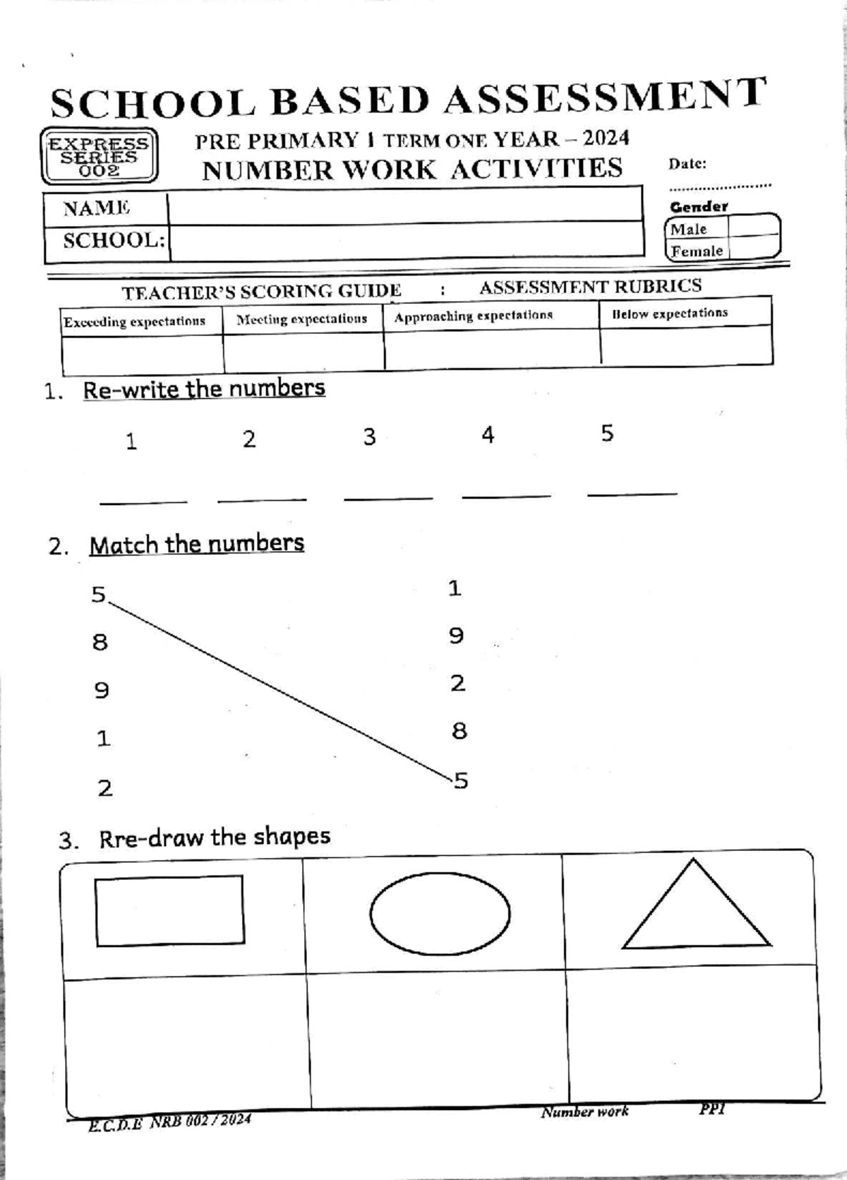 PP1 001 Express Series: Term 1 Assessment Activities 2024 - Studocu
