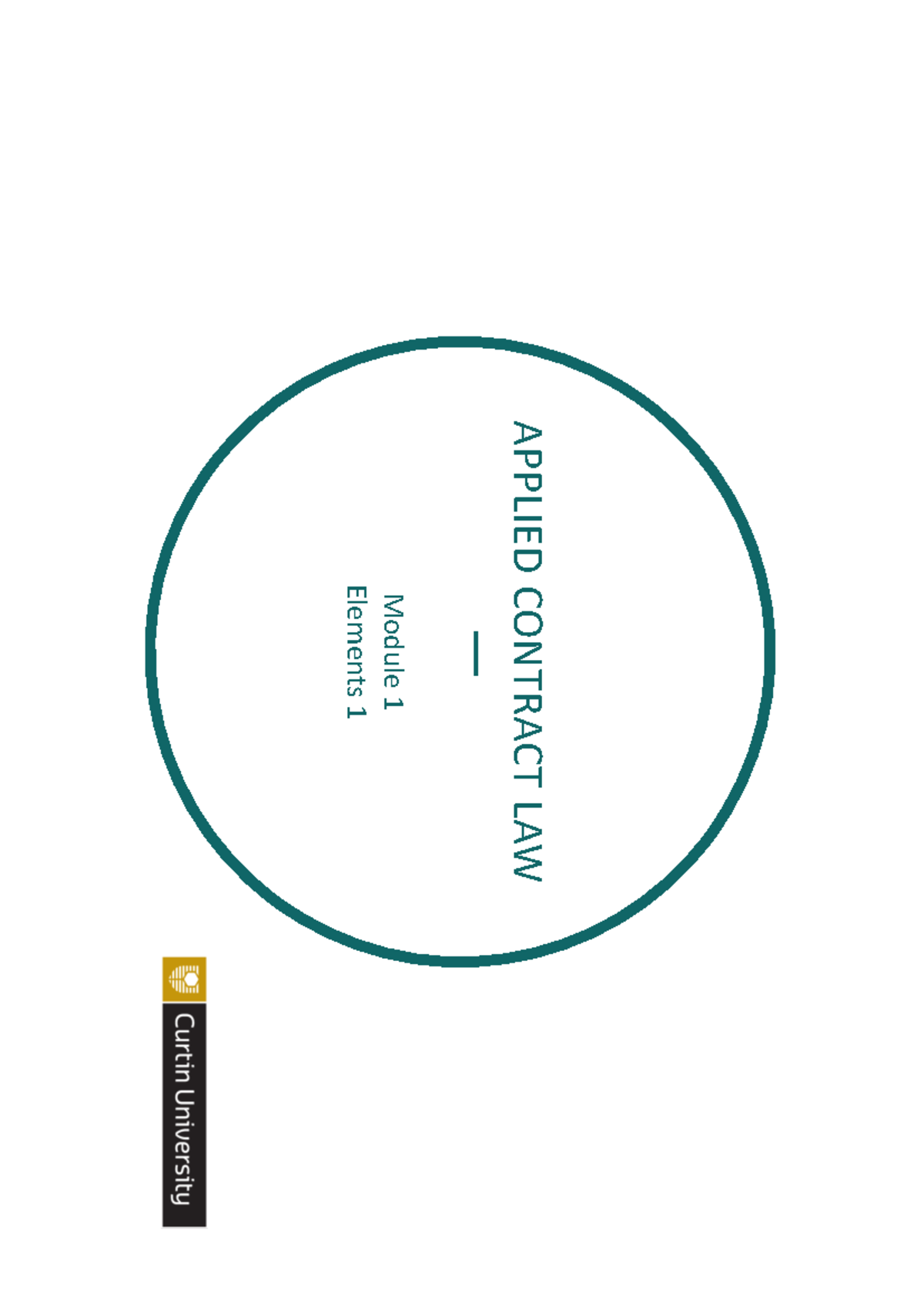 Module 1-3 - lecture notes - APPLIED CONTRACT LAW Elements 1 Module 1 ...