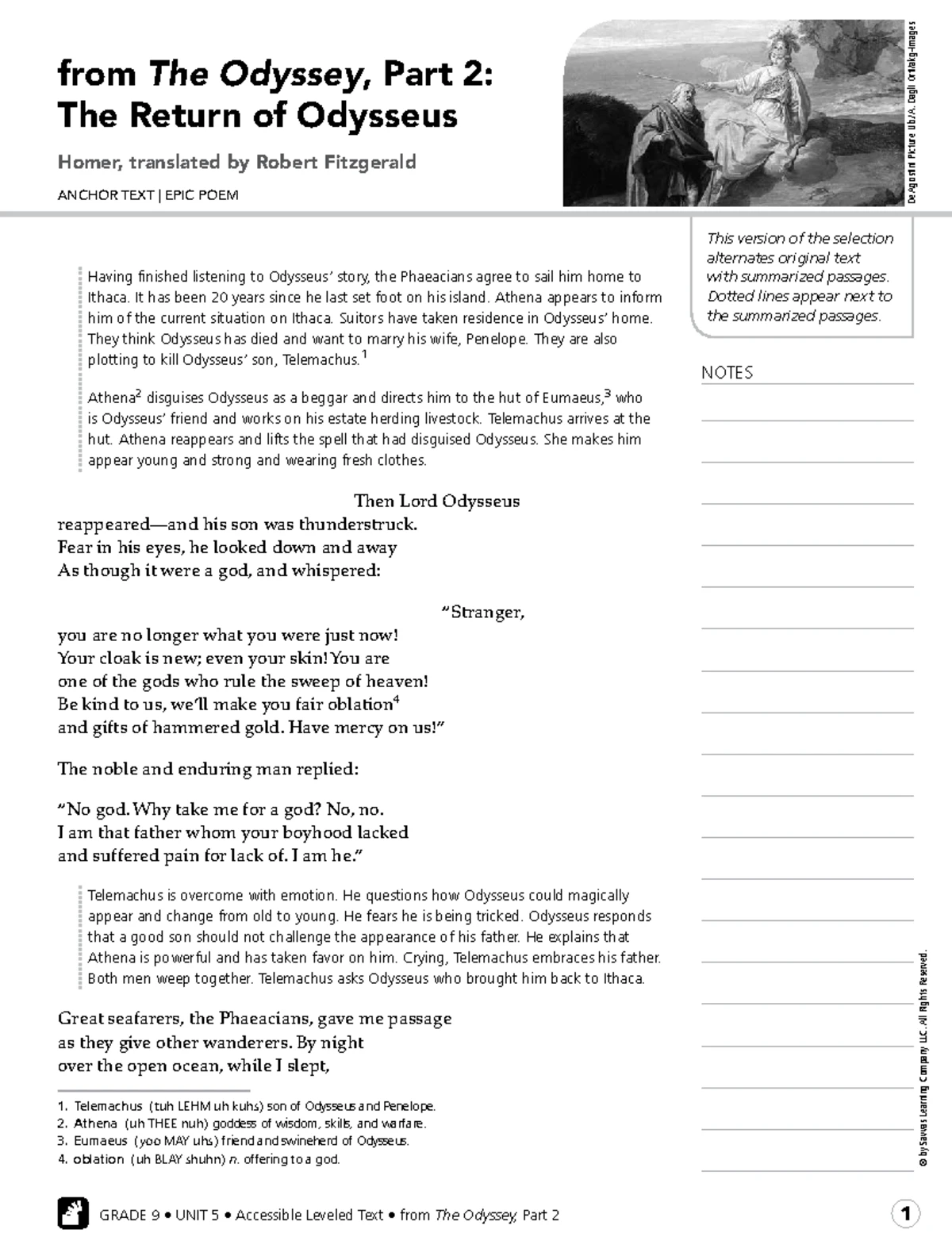 Mpela 17 SE09 U5A LIT The Odyssey Part 1: The Adventures of Odysseus ...