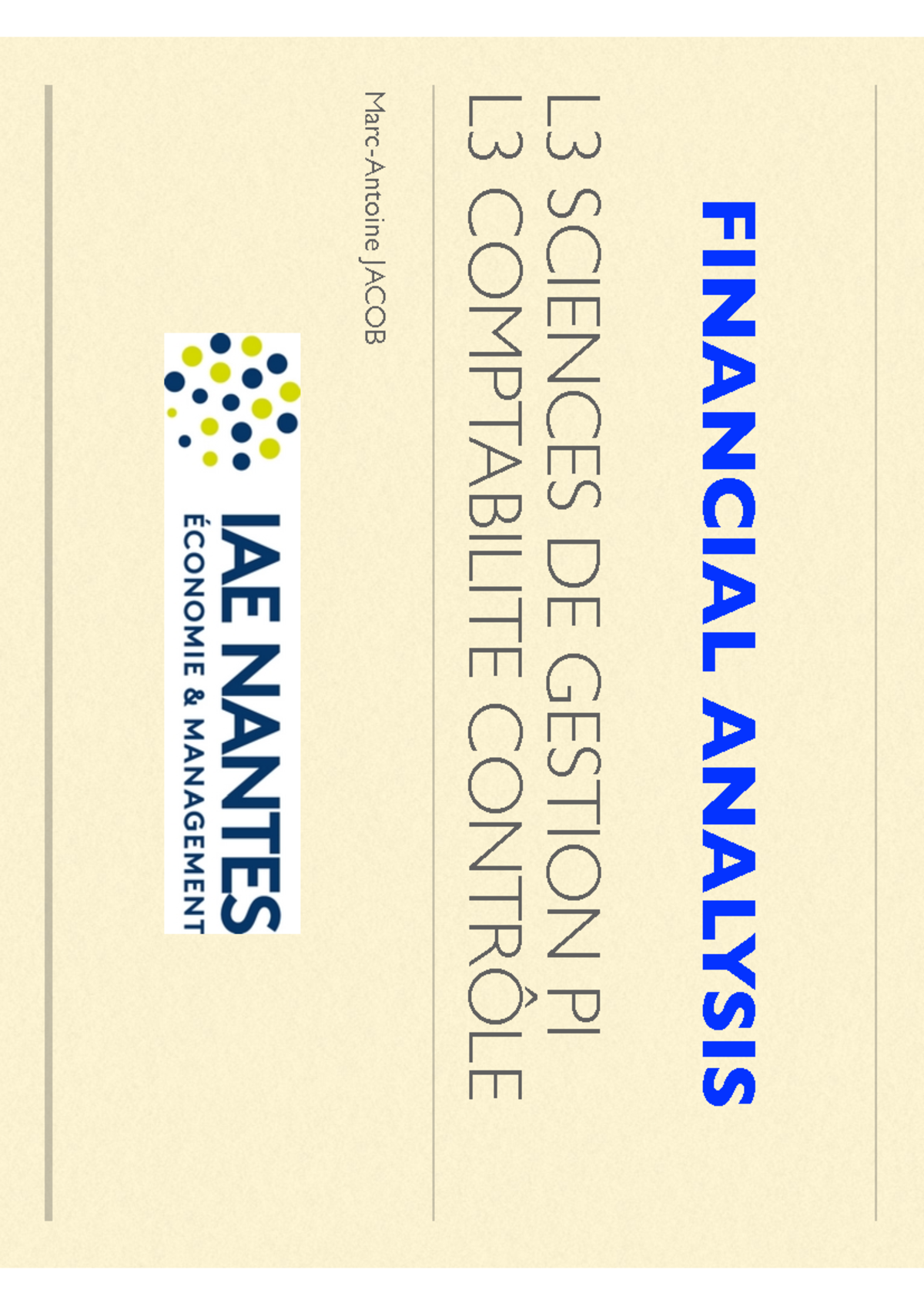 Financial Analysis Course 1 - Balance Sheet and State Finance Overview ...