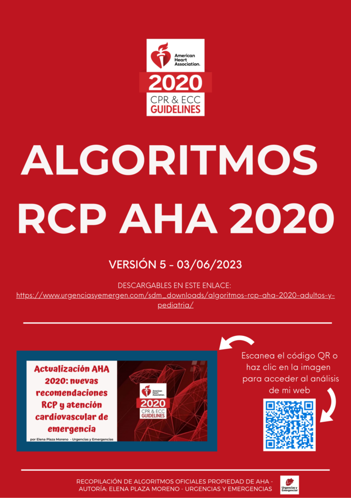 Algoritmos de RCP AHA 2020 - Guía Completa para Emergencias Médicas ...