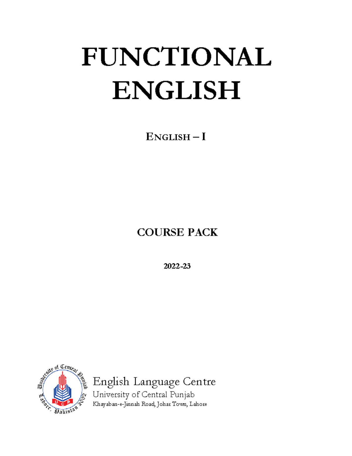 FEENG-1 Course Pack: Comprehensive English Language Study Material ...