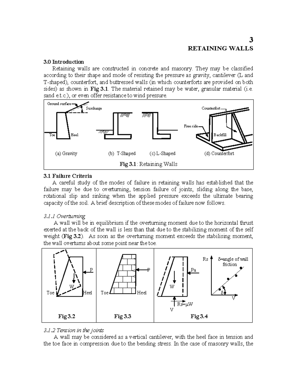 Stability Analysis of Retaining Walls (ENG 301) - Studocu