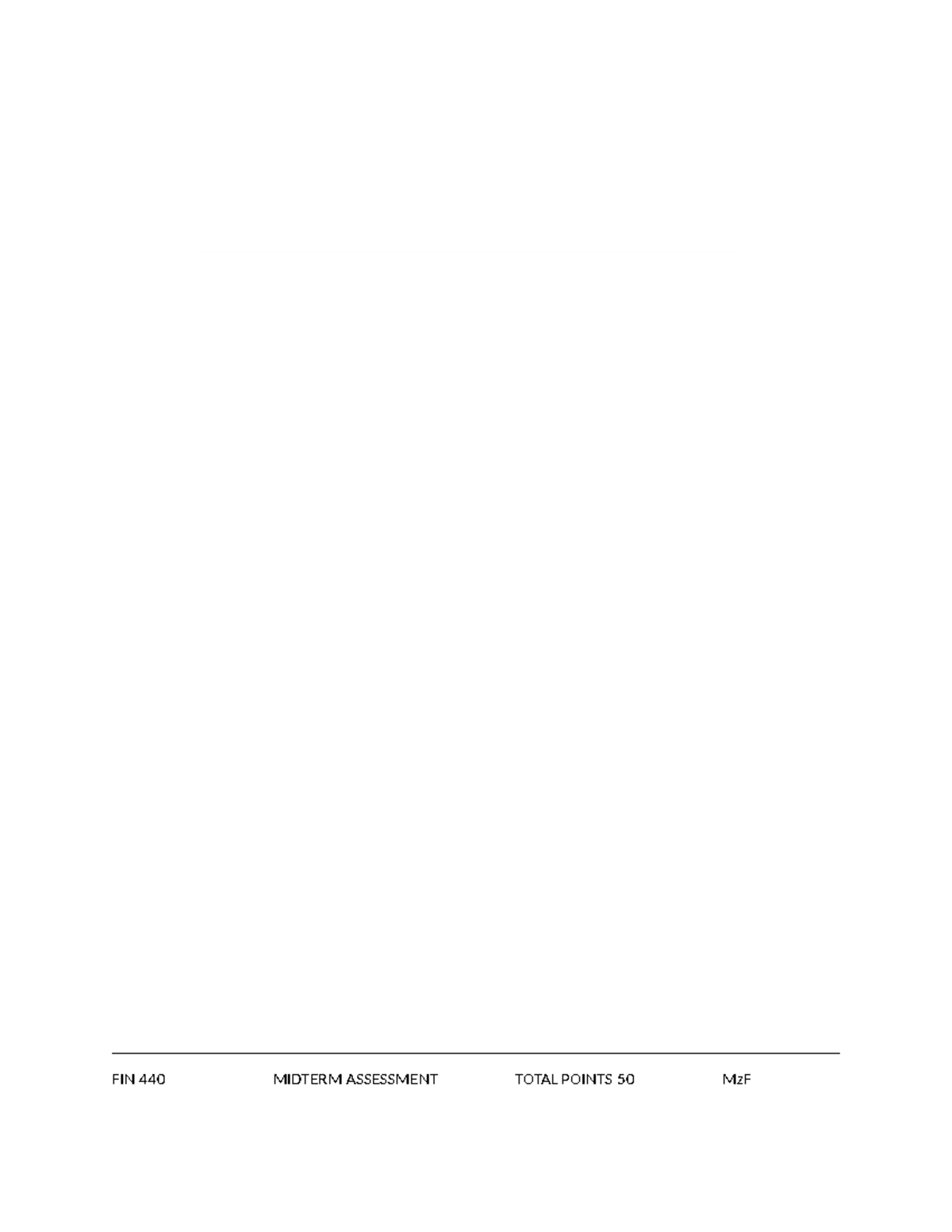 FIN 440 Midterm Assessment Guide: Key Concepts and Questions - Studocu