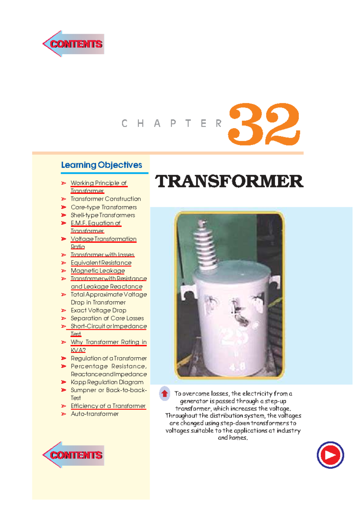 B.L. Theraja Ch-32: Transformer Principles and Applications - Studocu