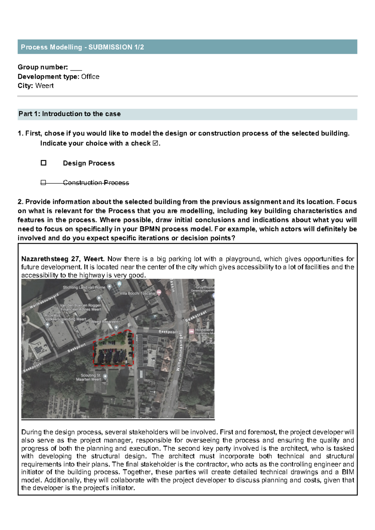 Process Modelling - Initial Submission for BPMN in Office Dev - Studeersnel