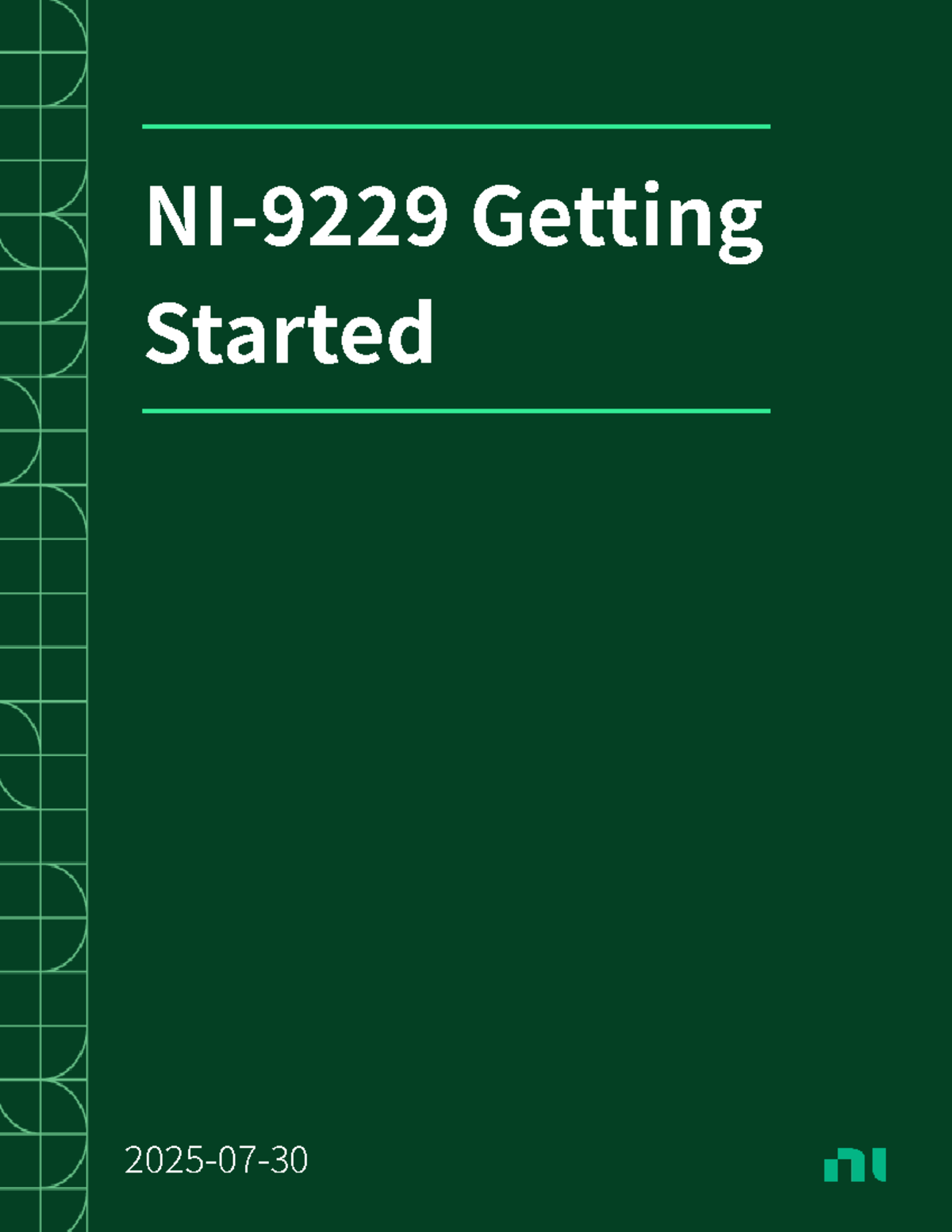 NI-9229 Getting Started: Input Signals, Filtering, and Data Rates - Studocu