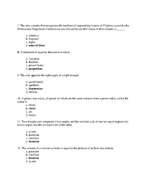 Copy of Machiine Design AND SHOP Practice (Questionnaire) - MACHINE ...