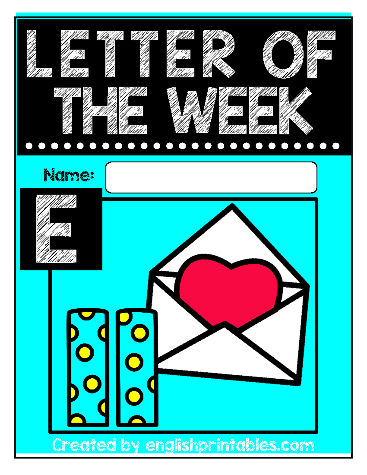 Letter of the Week Phonics: The Letter E Activities - Studocu