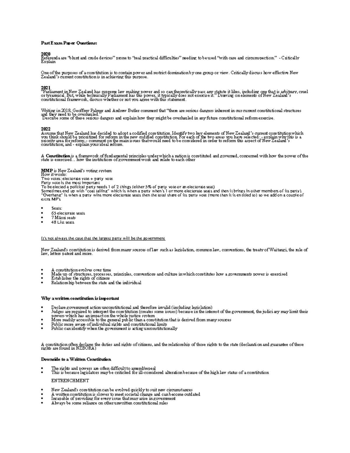 LAWS110 Final Exam Prep - Comprehensive Lecture Notes Review - Studocu