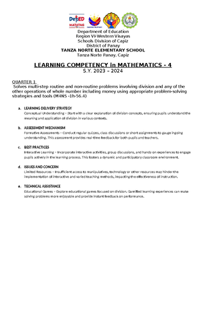 Teaching epp for elementary - CHAPTER 1 The Problem and Its Background ...