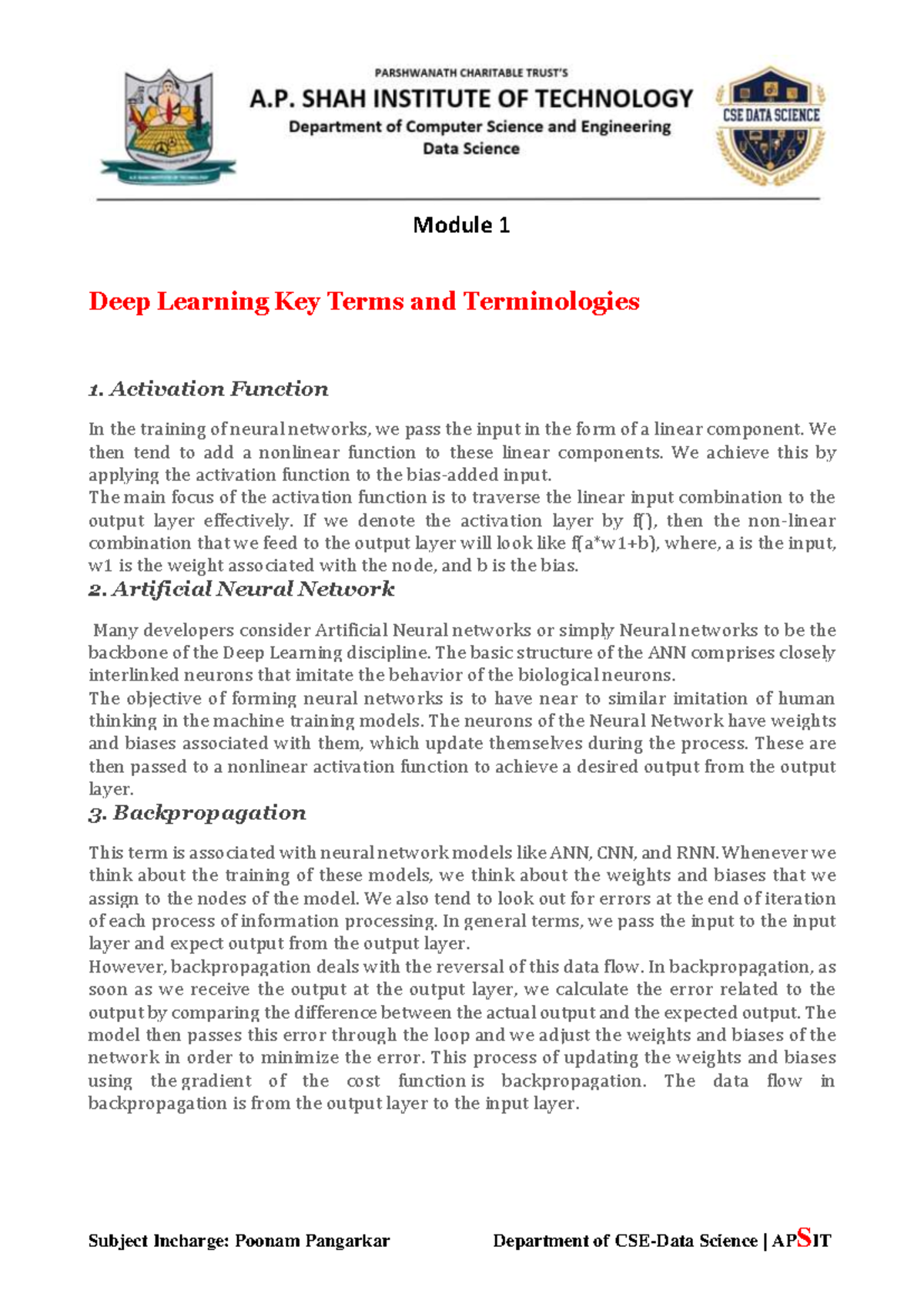 Basic Terminologies - dfgdg - Deep Learning Key Terms and Terminologies ...