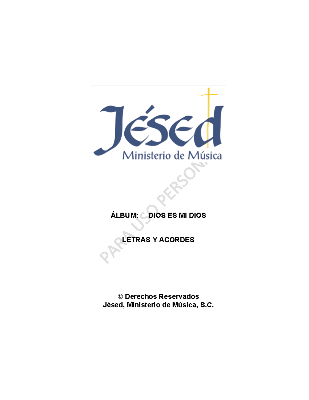 ÁLBUM: LETRAS Y ACORDES DEL CD 