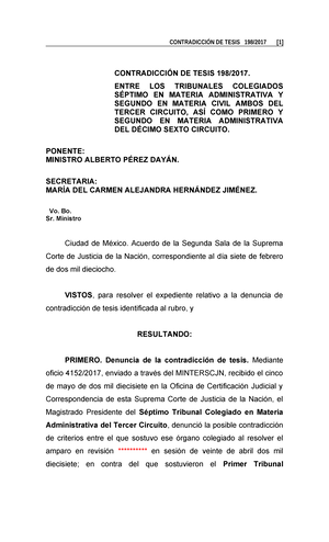 Amparo y protección de la justicia federal en contra de la DesaparicióN ...