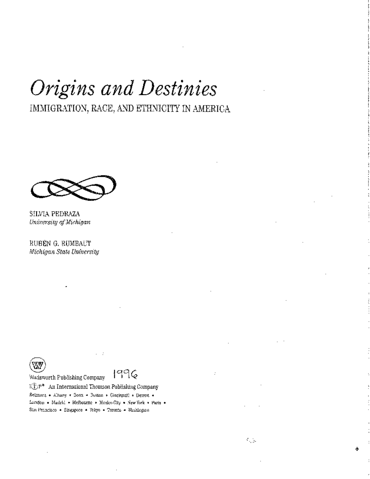 Final Exam Study Guide: Immigration, Race, and Ethnicity in America ...