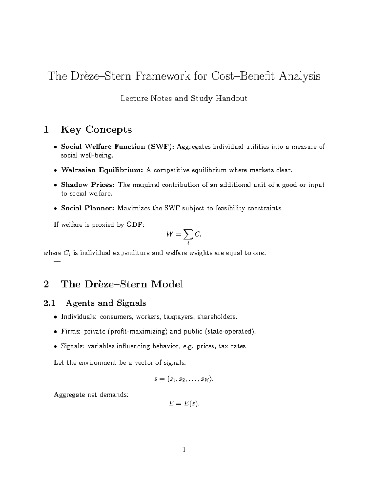SWF & Project Evaluation: Lecture Notes for Course Code 2 - Studocu