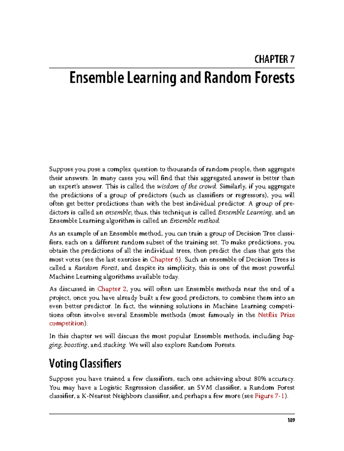 CHAPTER 7: Ensemble Learning & Random Forests (DPR0681) - Studocu