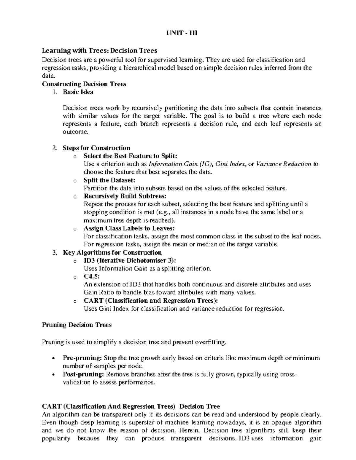 CNS 1st Unit - Cryptography and Security Concepts Notes - Studocu