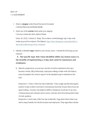 IT 202 Module 5 Short Paper - IT 202 MODULE 5 SHORT PAPER When ...