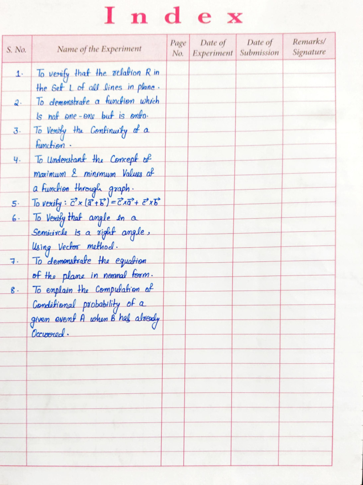 Maths Practical Class 12: Experiments on Functions and Probability ...