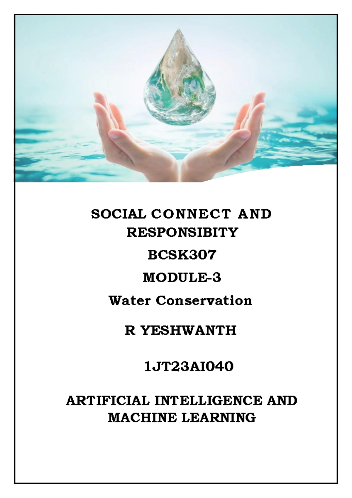 SCR mo3 - scr module 3 - SOCIAL CONNECT AND RESPONSIBITY BCSK MODULE- 3 ...
