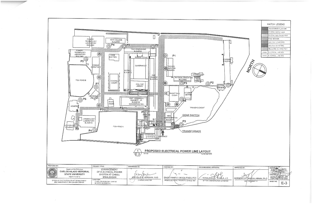 Elec-Layout 3: Proposed Electrical Power Line Design Doc - Studocu