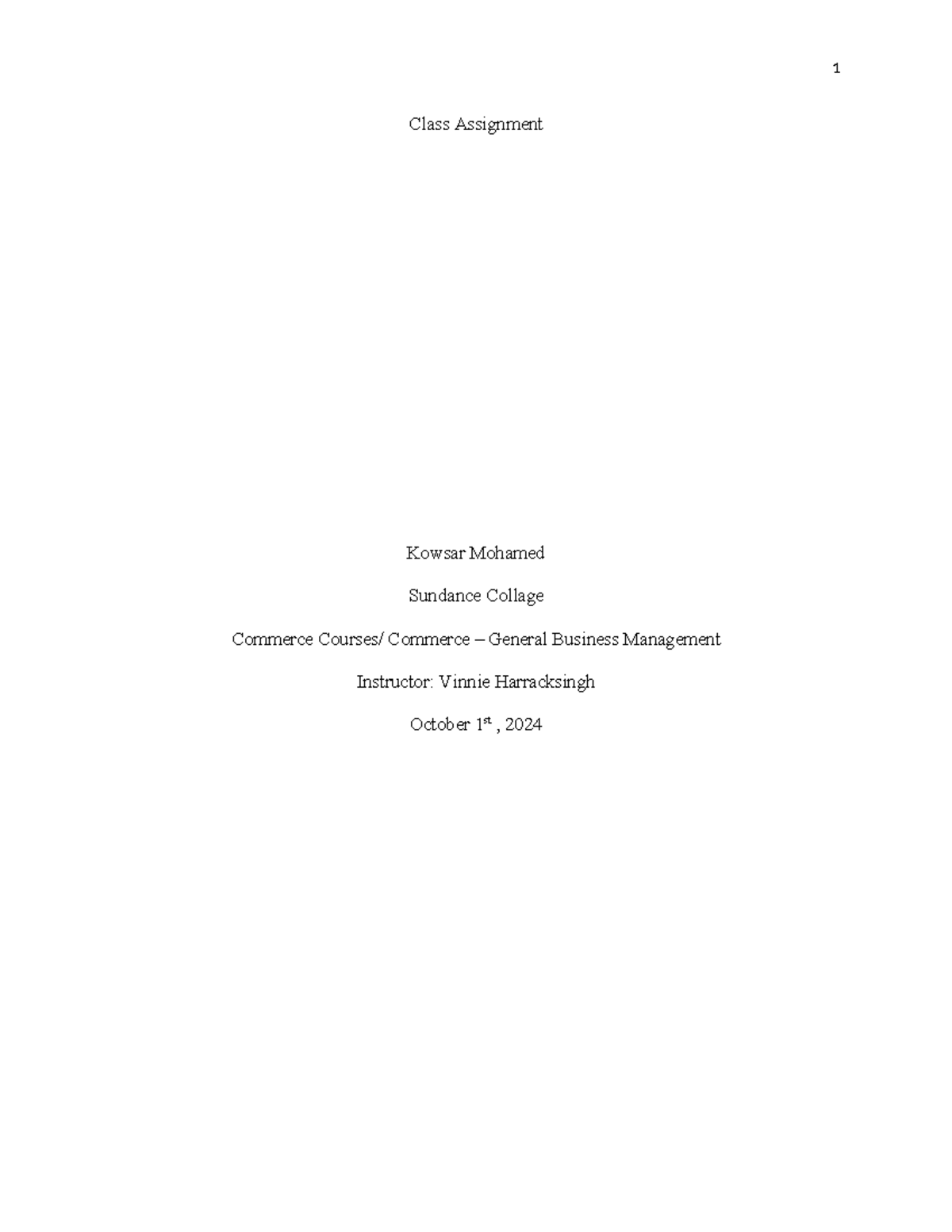 Chapter 5 Assignment - Selection Process Analysis (BUS 101) - Studocu