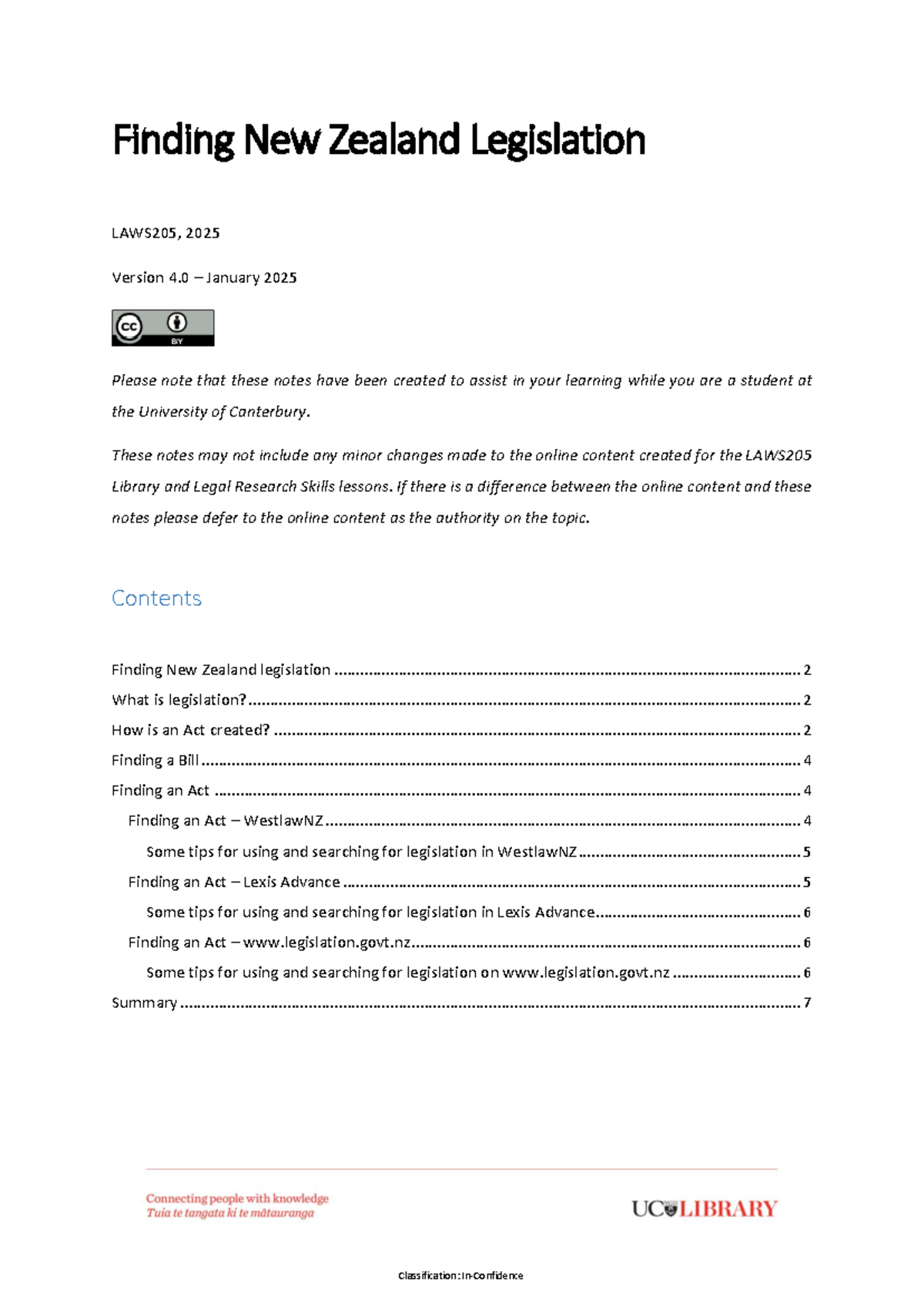 Finding NZLegislation - Guide for LAWS205 Class (Version 4.0, 2025 ...