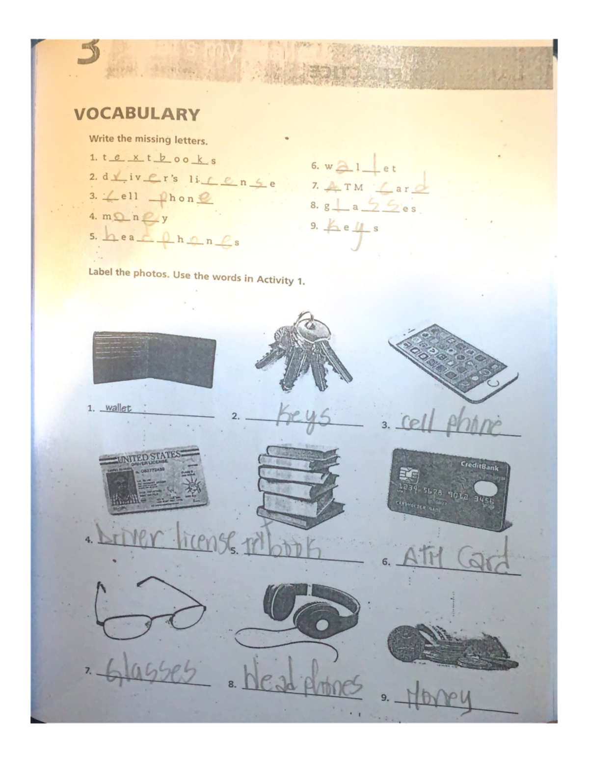 Missing Letters Exercise for Language Practice - Studocu