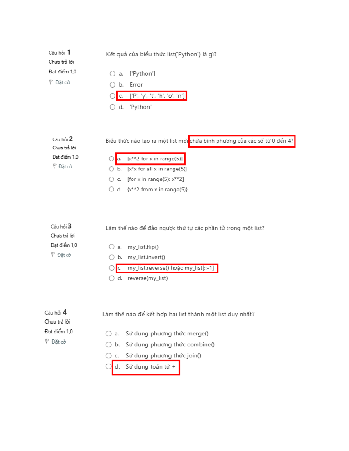 Quiz c5 - trắc nghiệm - Cơ Sở Lập Trình - Studocu