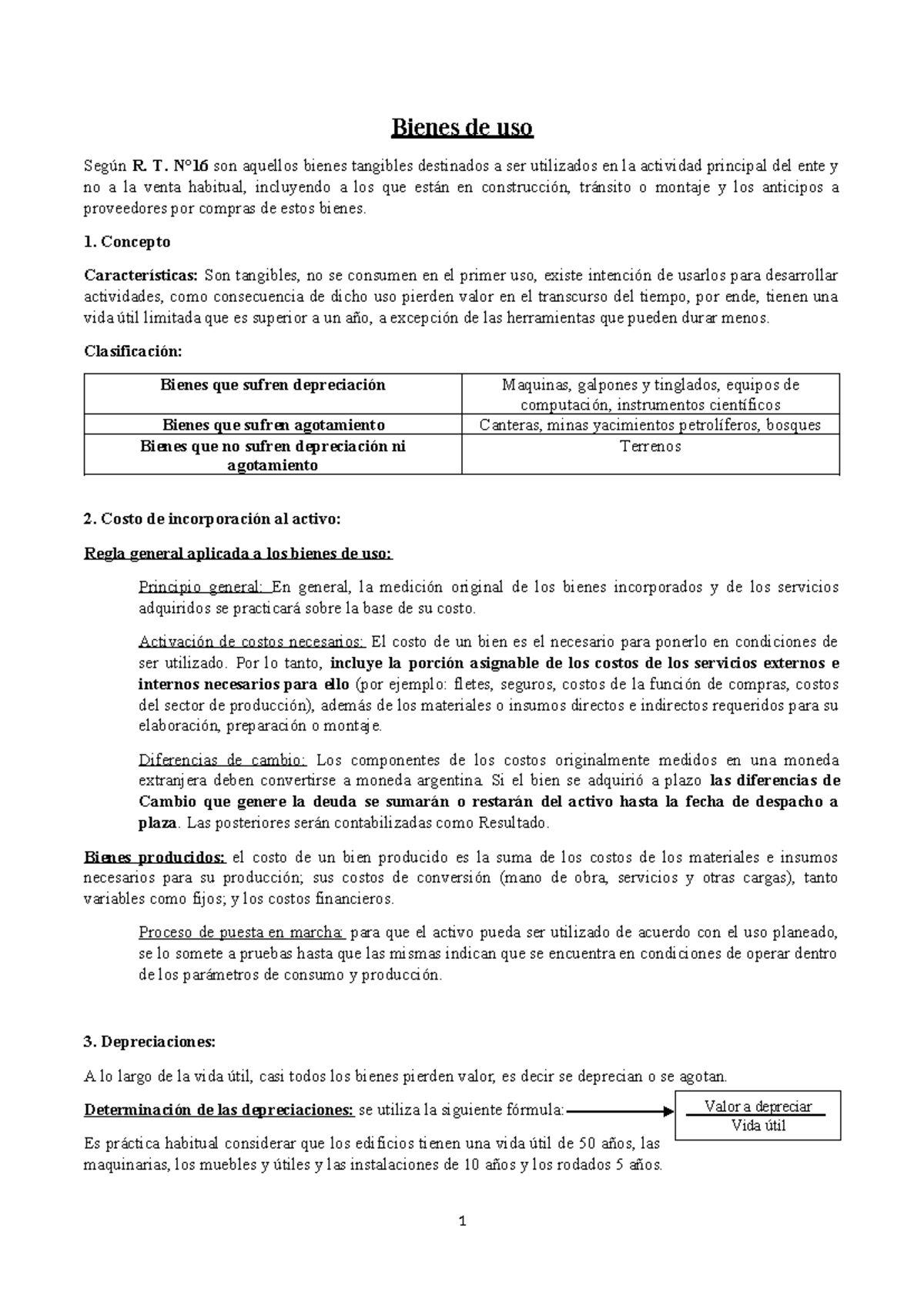 Bienes de Uso y Pasivos: Estudio para el 2do Parcial - Studocu