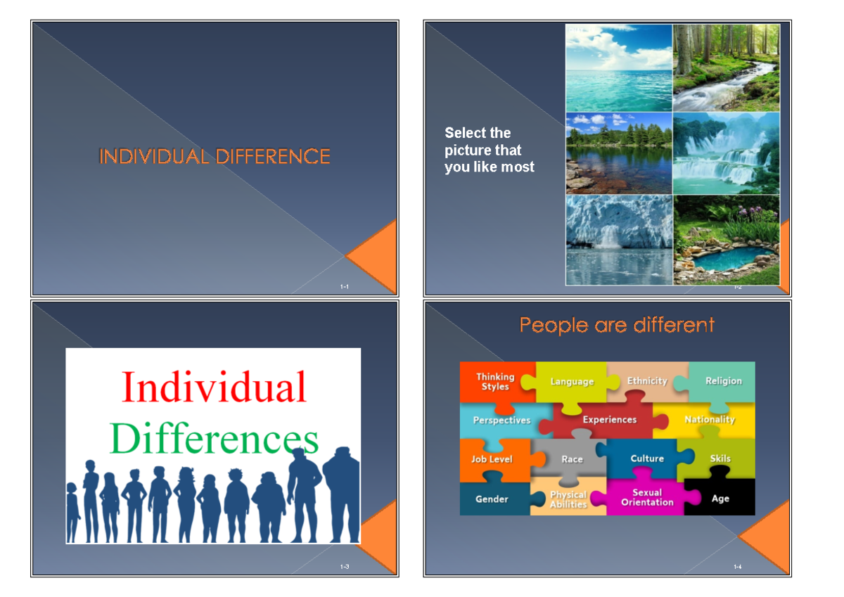 CHAP 2. Individual Differences: Influences on Behavior and Performance ...