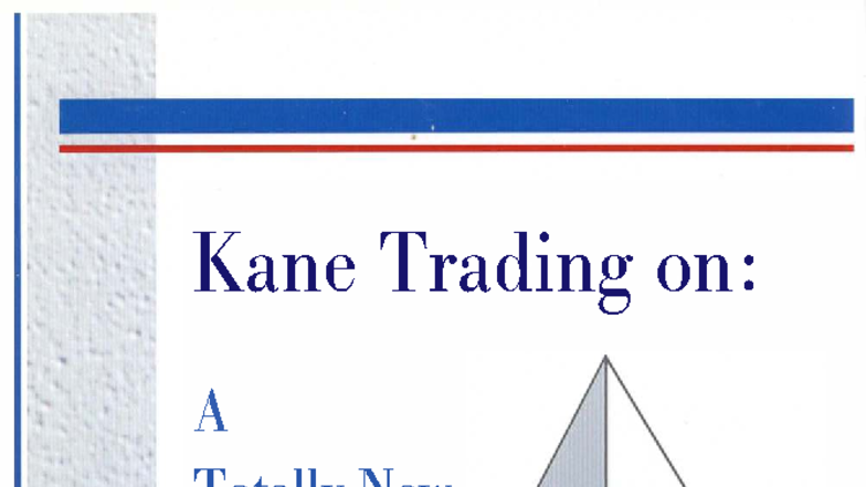 Kane Trading: Insights on the New 5-Point Pattern by Jim Kane - Studocu