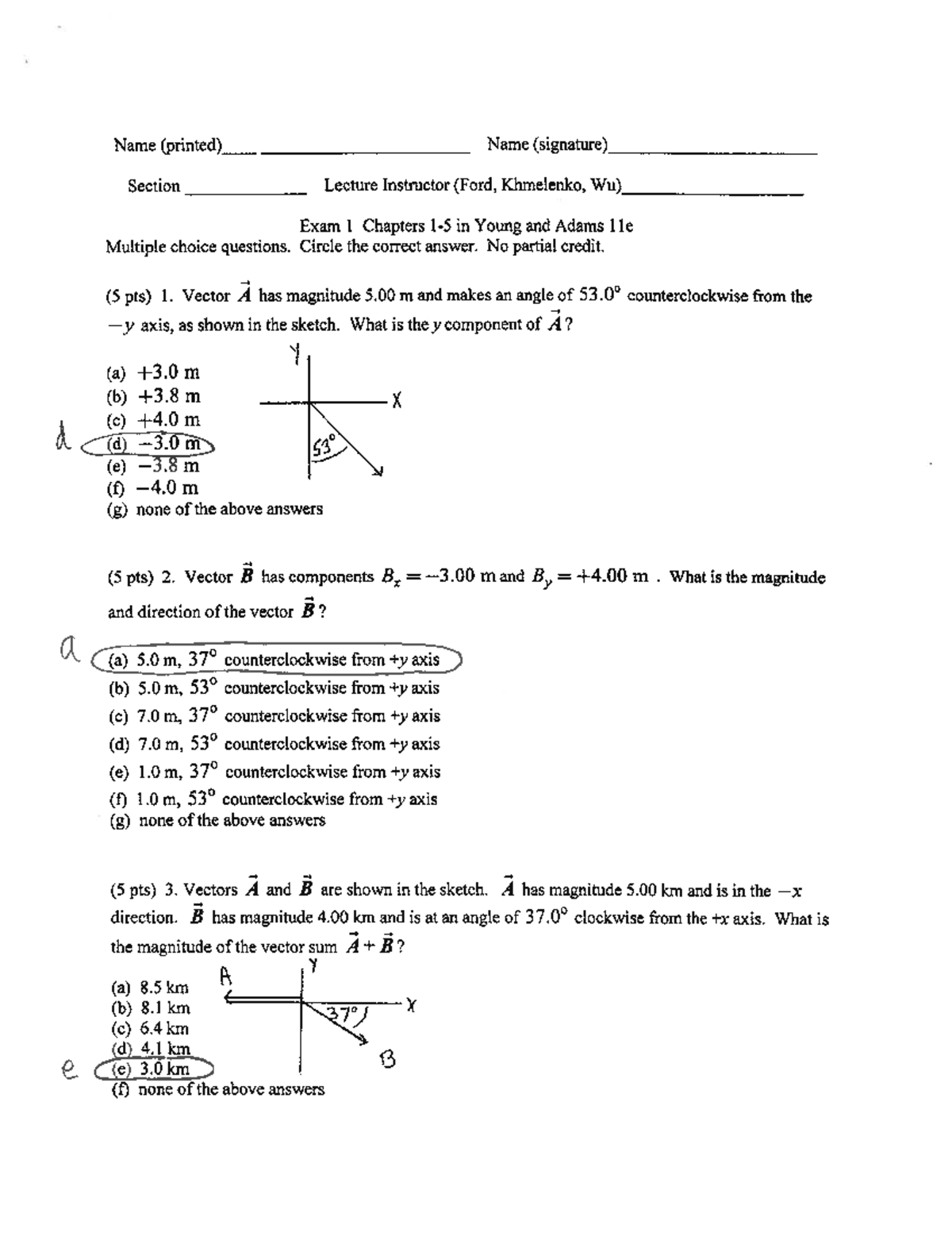 Exam 1 Practice Questions & Answers - PHYS 201 - Studocu