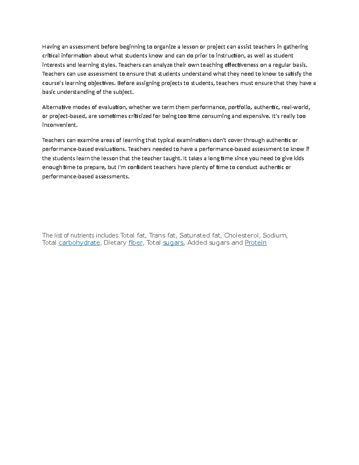 BEED - Essential Learning Notes for Effective Lesson Assessment - Studocu