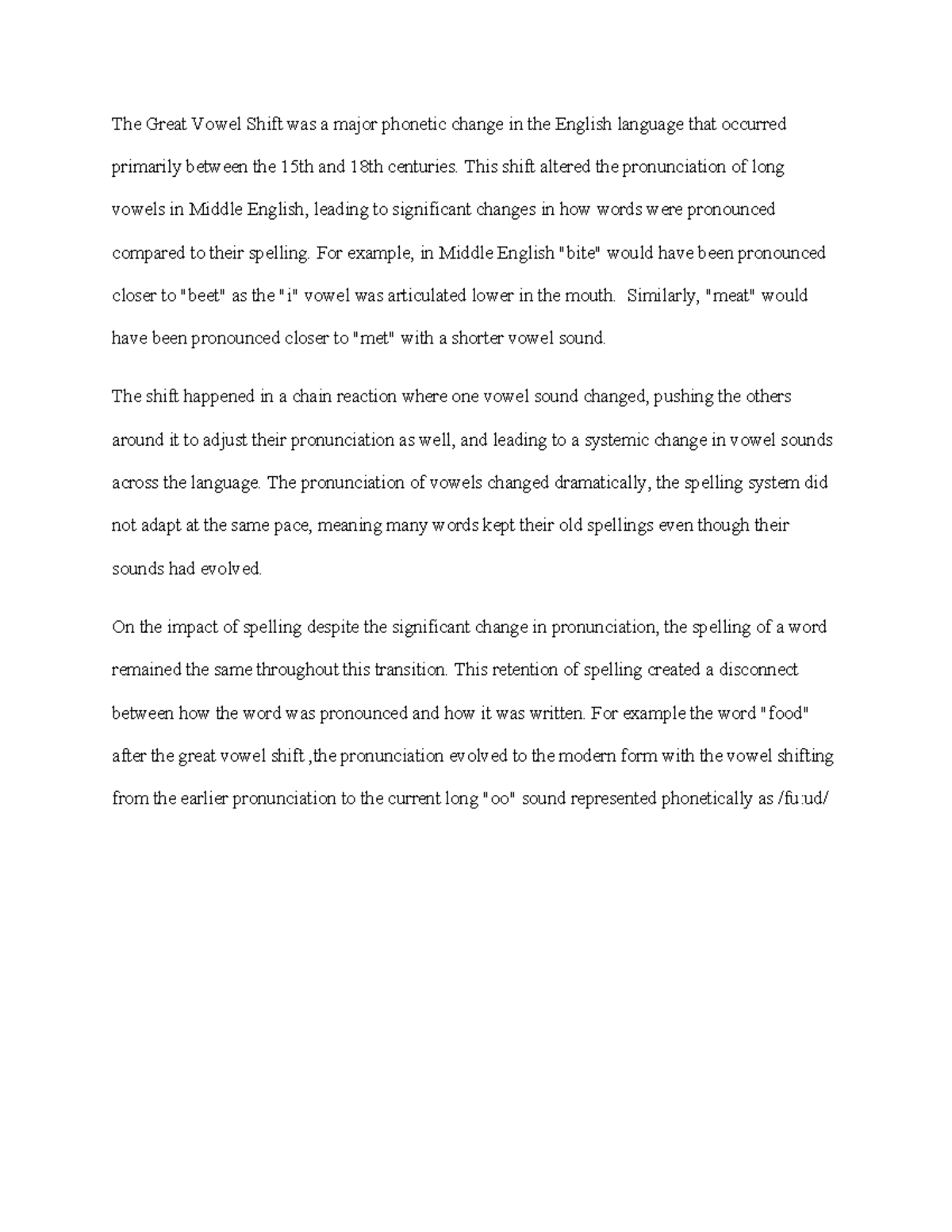 洋書 Linguistic Change and the Great Vowel The Great Vowel Shift