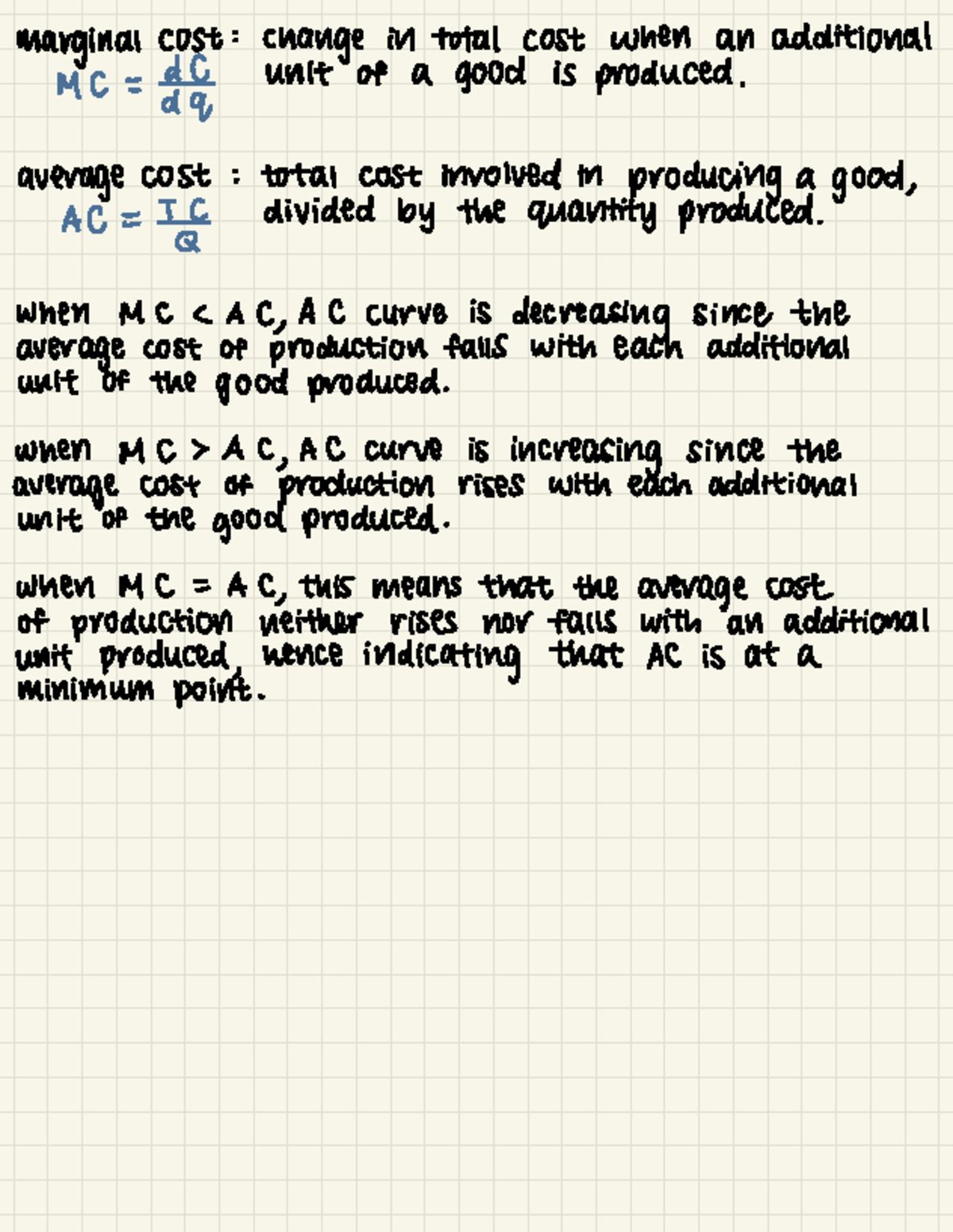 W3 Midweek Task: Understanding Marginal and Average Costs - Studocu