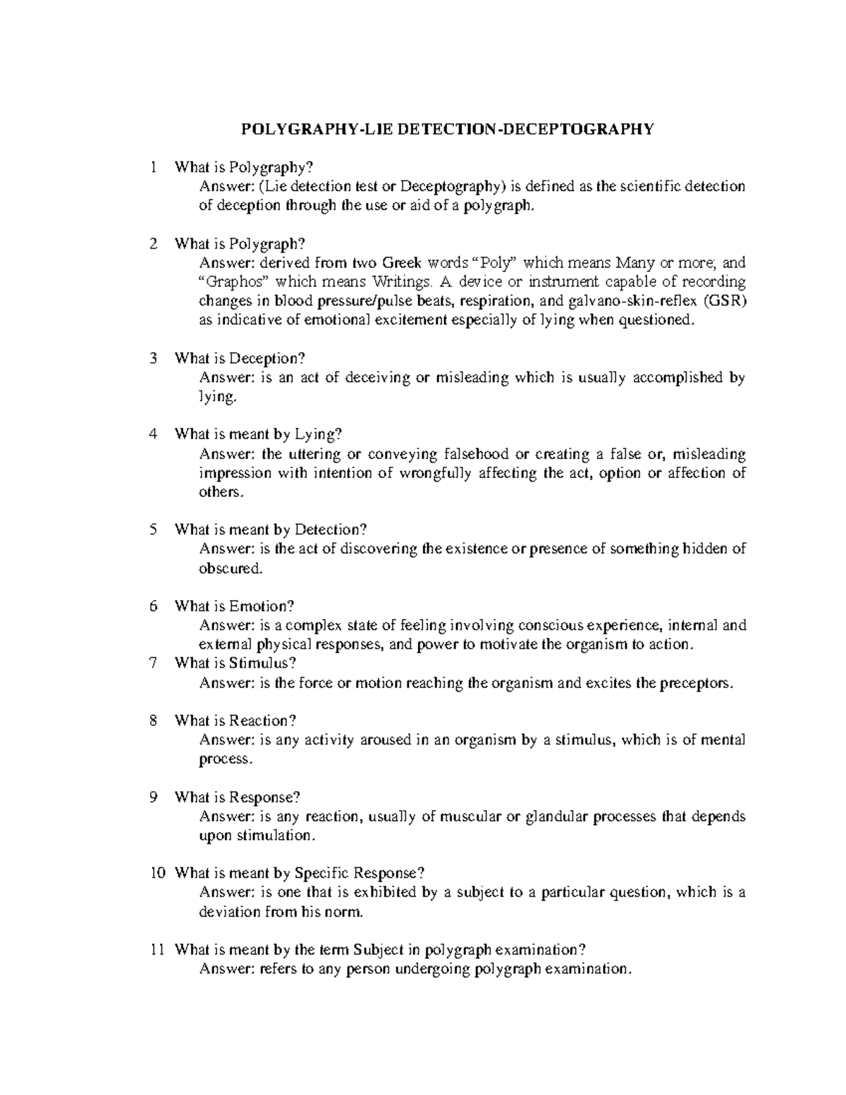 Summary questions-and-discussions lie-detection - POLYGRAPHY-LIE ...