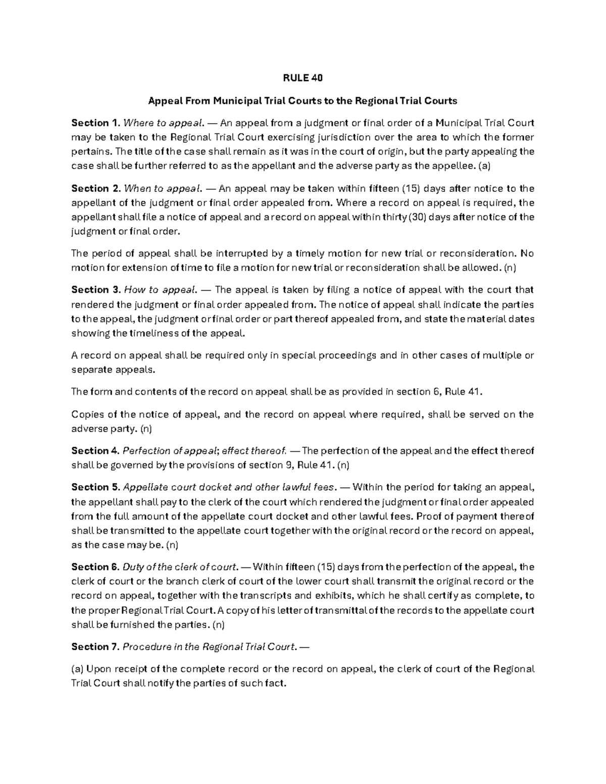 Civ-Pro-2 - Comprehensive Notes on Civil Procedure Rules and Appeals ...