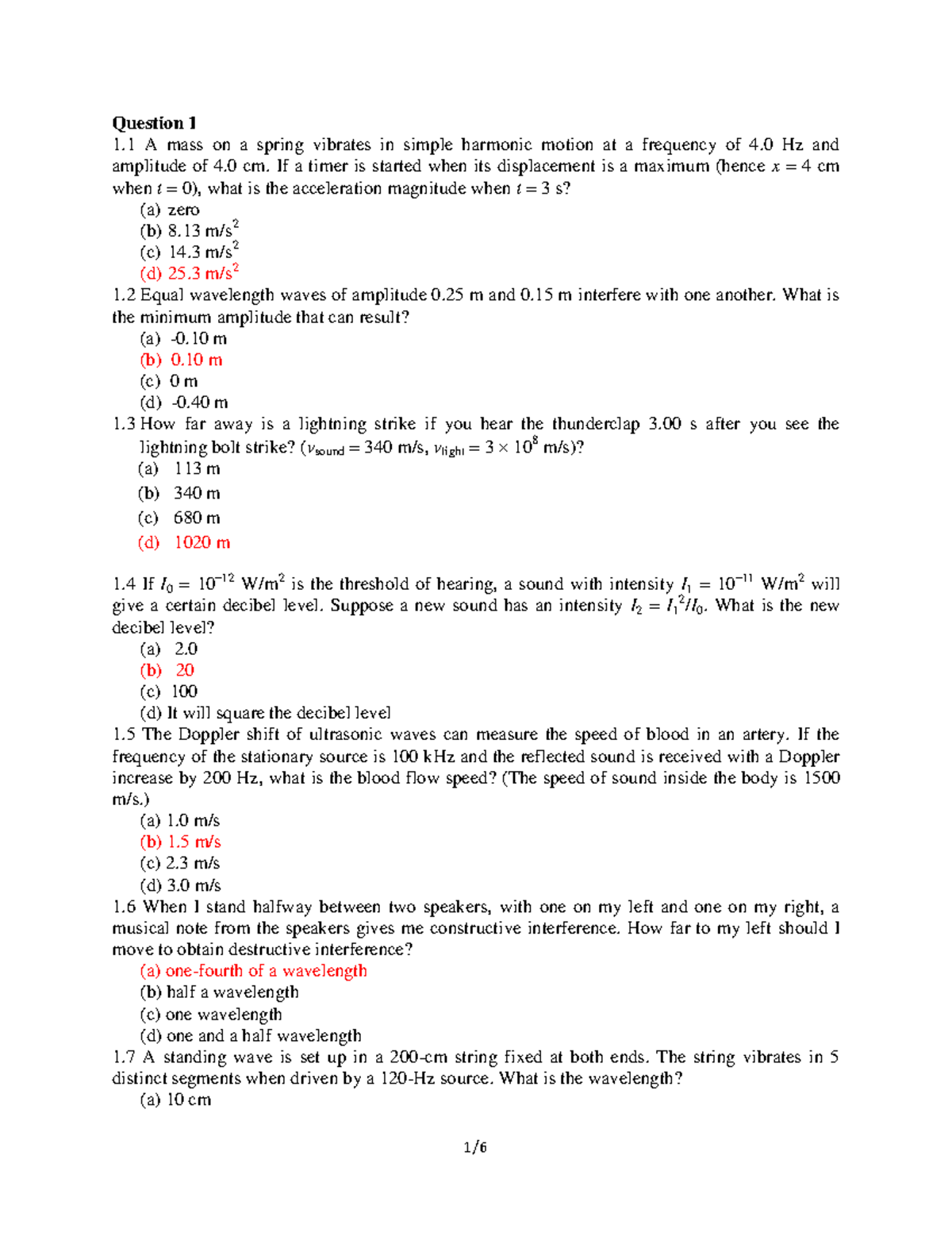 Final Exam 2015: Physics Concepts and Problem Solutions - Studocu