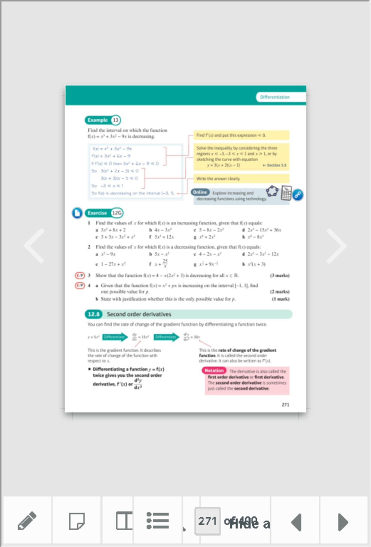 01. Edexcel AS & A Level Maths: Year 1 Pure Maths Differentiation Notes ...
