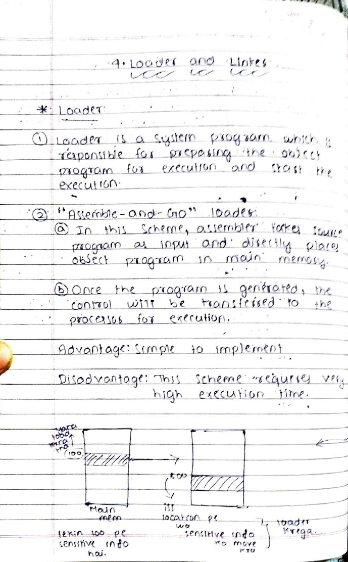 SPCC Module 4 & 5: Loader and Linker Concepts Explained - Studocu