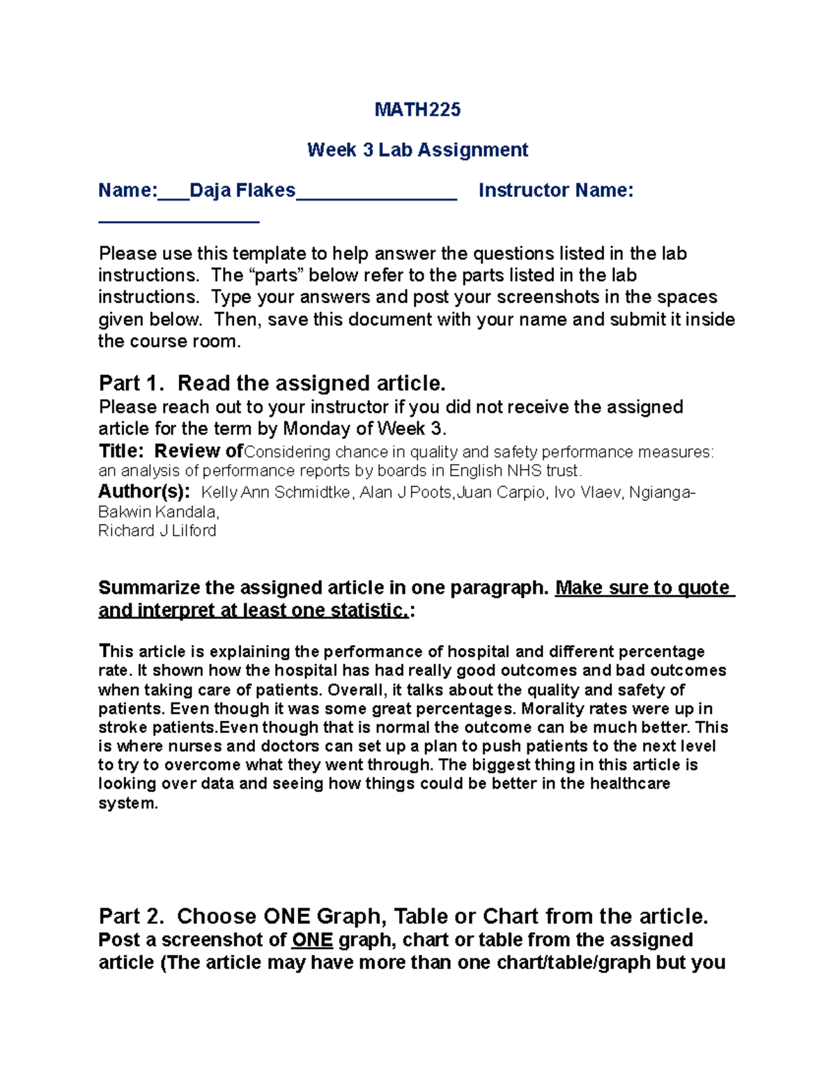 2024SEP MATH225 W3 Lab Assignment - MATH Week 3 Lab Assignment Name ...