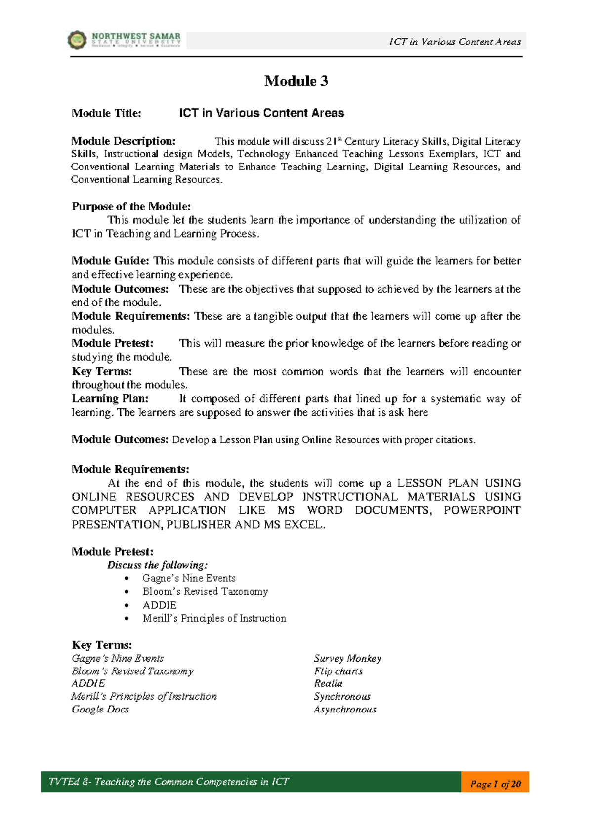 ICT-Module-3: Understanding Digital Literacy in Teaching and Learning ...