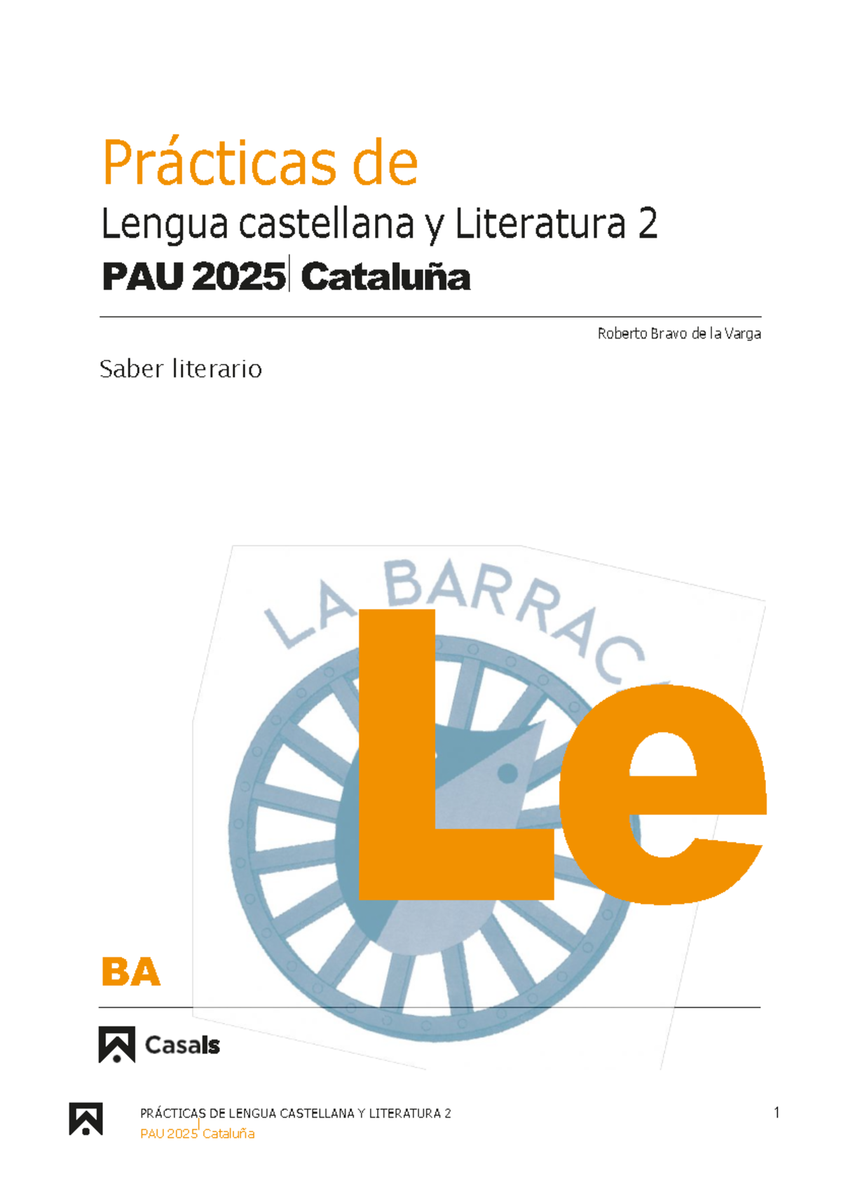 Prácticas de Lengua Castellana y Literatura 2 PAU 2025: Figuras ...